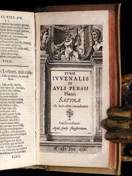 1619 Rare Latin Books bound as one - L. Annaei Senecae & Catullus Tibullus Propertius &Junii Juvenalis et Alvi Persii Flacci.