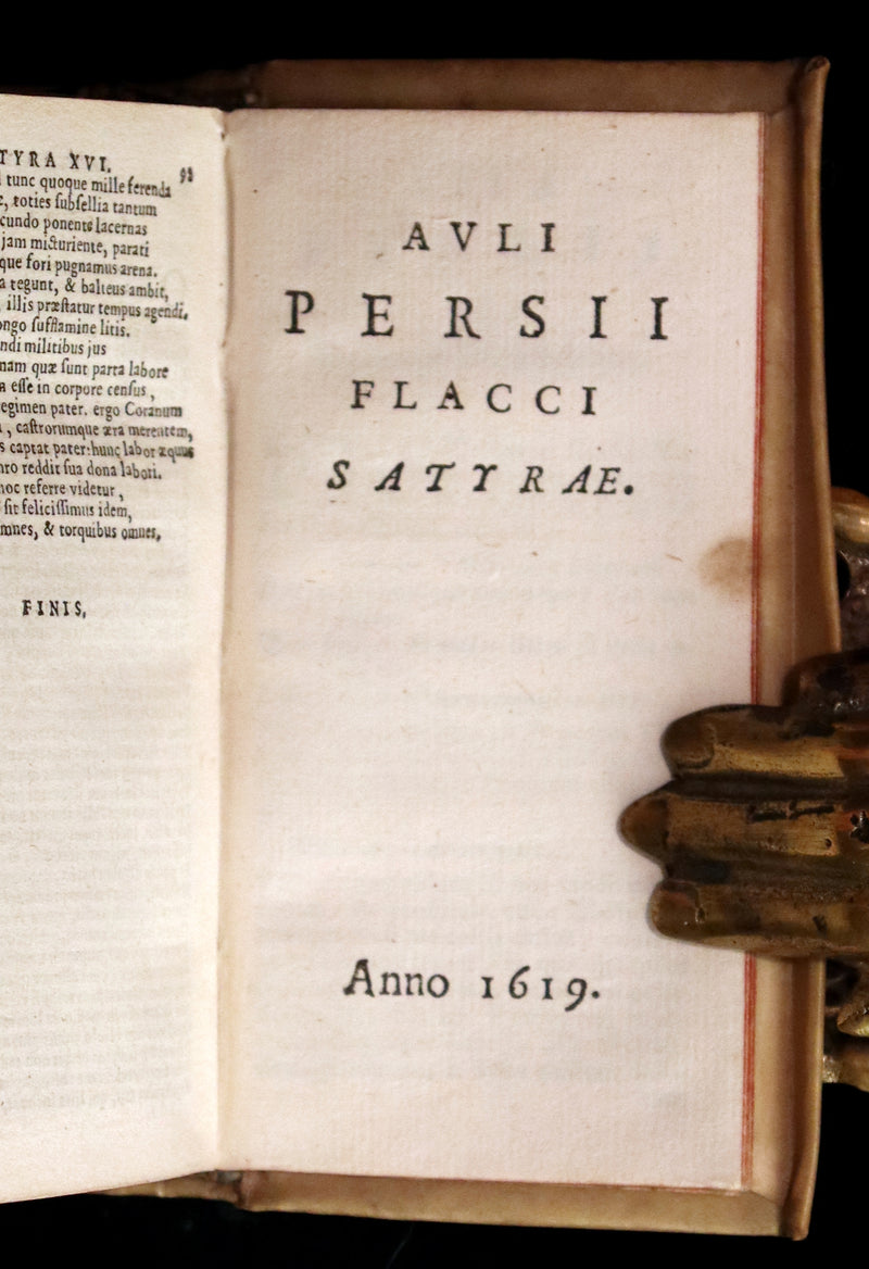 1619 Rare Latin Books bound as one - L. Annaei Senecae & Catullus Tibullus Propertius &Junii Juvenalis et Alvi Persii Flacci.
