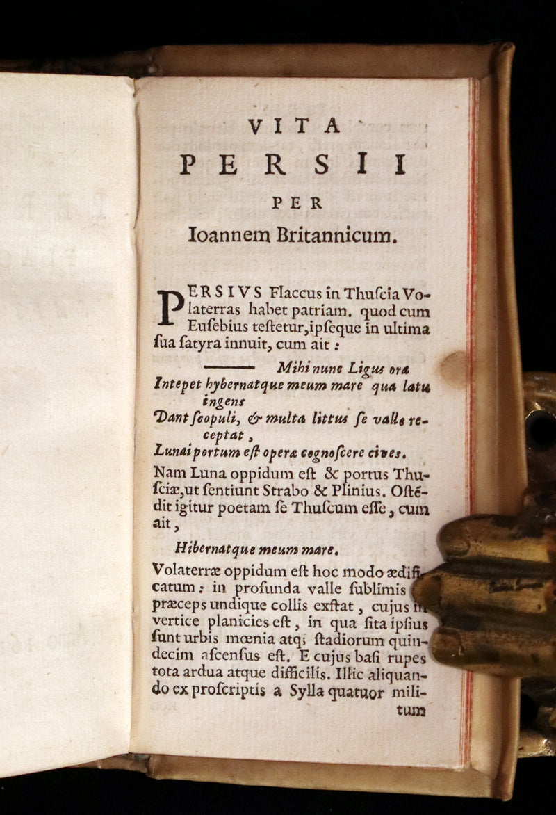 1619 Rare Latin Books bound as one - L. Annaei Senecae & Catullus Tibullus Propertius &Junii Juvenalis et Alvi Persii Flacci.