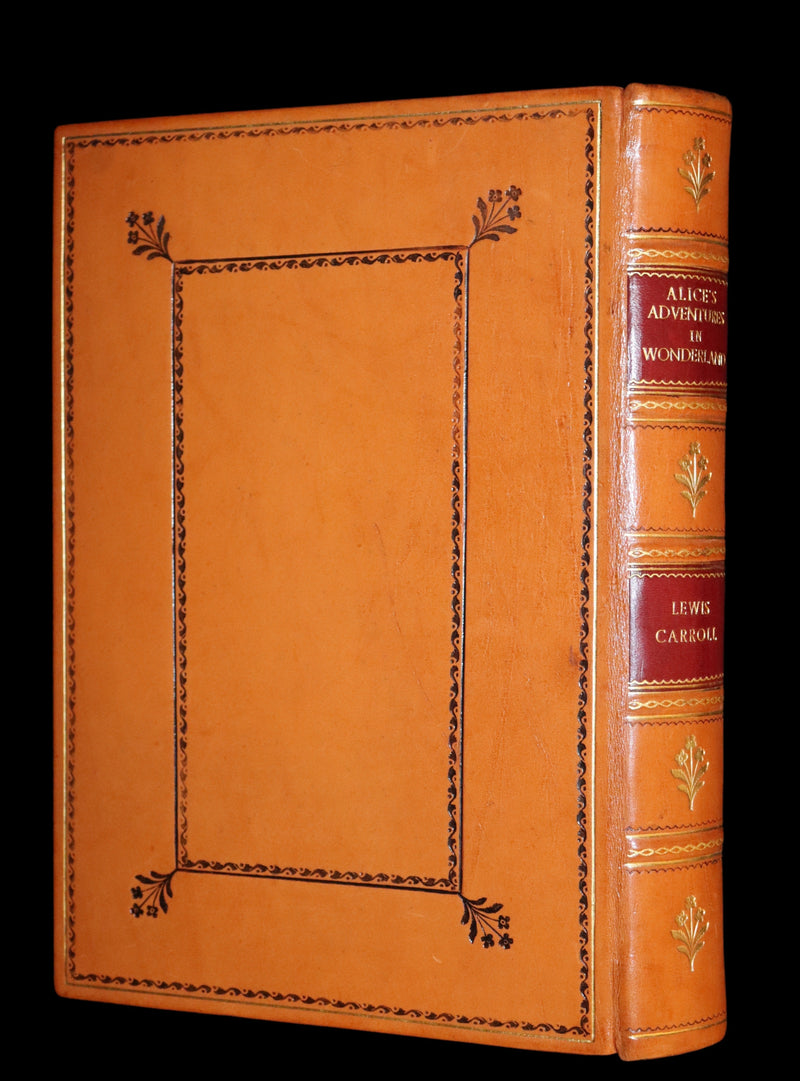 1922 Exquisite Book bound by Roger Perry - Alice's Adventures in Wonderland. First Illustrated Edition by Gwynedd Hudson.