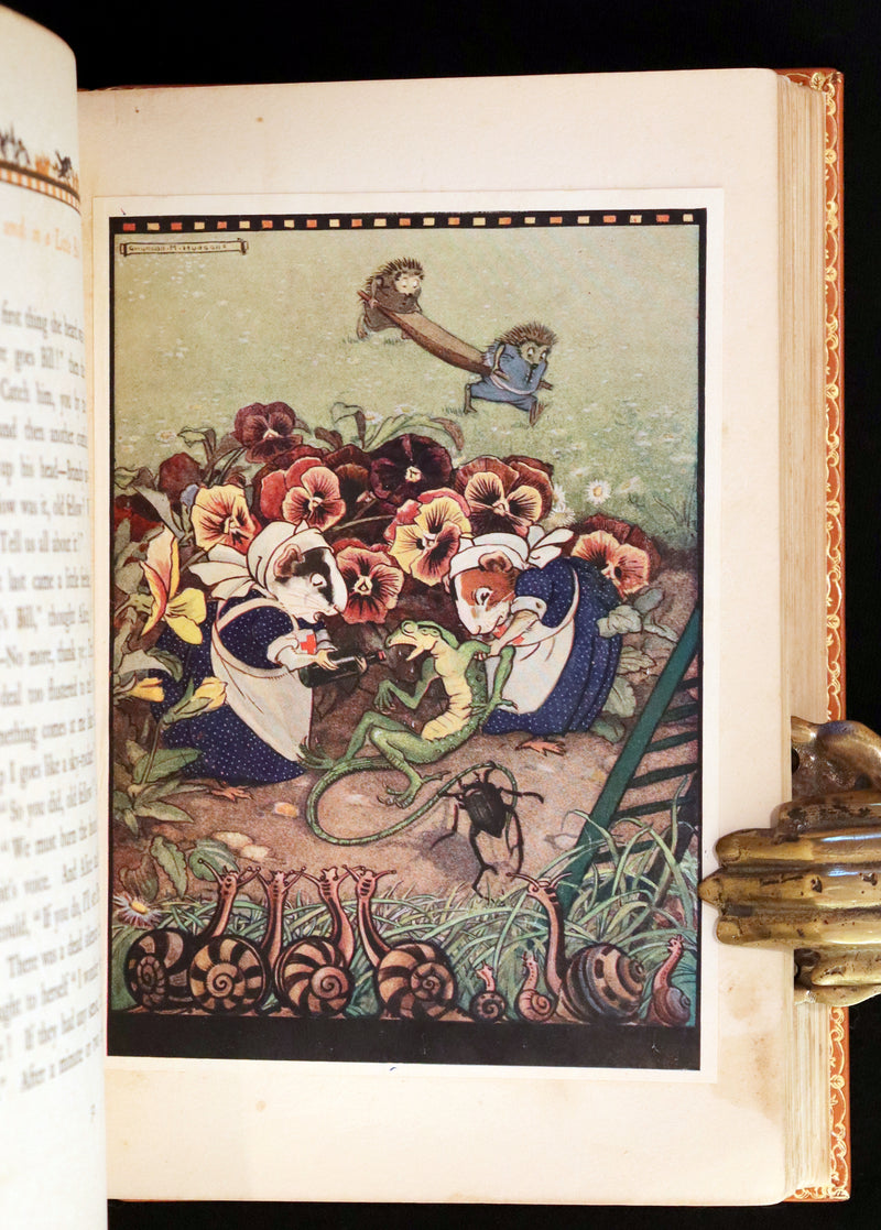 1922 Exquisite Book bound by Roger Perry - Alice's Adventures in Wonderland. First Illustrated Edition by Gwynedd Hudson.