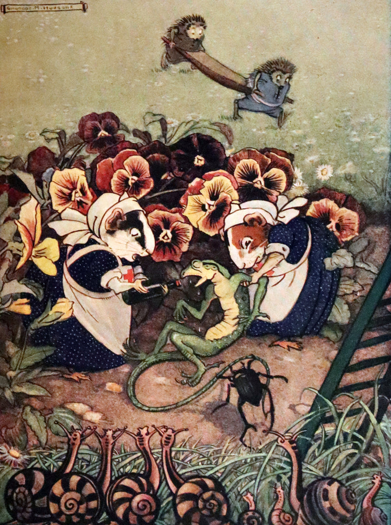 1922 Exquisite Book bound by Roger Perry - Alice's Adventures in Wonderland. First Illustrated Edition by Gwynedd Hudson.