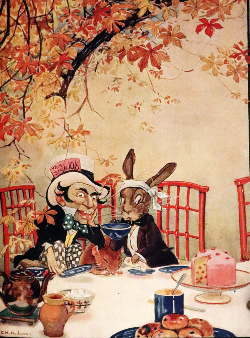 1922 Exquisite Book bound by Roger Perry - Alice's Adventures in Wonderland. First Illustrated Edition by Gwynedd Hudson.