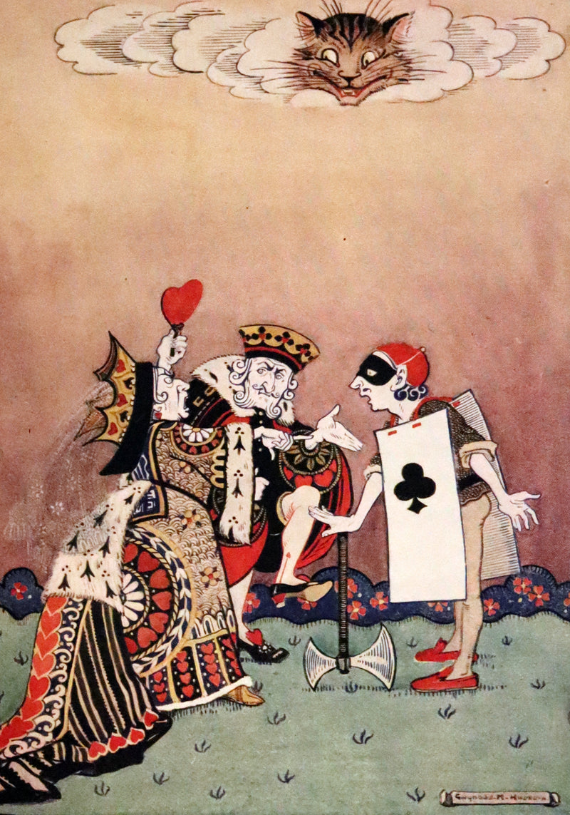 1922 Exquisite Book bound by Roger Perry - Alice's Adventures in Wonderland. First Illustrated Edition by Gwynedd Hudson.