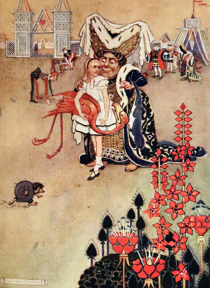 1922 Exquisite Book bound by Roger Perry - Alice's Adventures in Wonderland. First Illustrated Edition by Gwynedd Hudson.