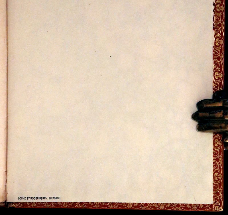 1922 Exquisite Book bound by Roger Perry - Alice's Adventures in Wonderland. First Illustrated Edition by Gwynedd Hudson.