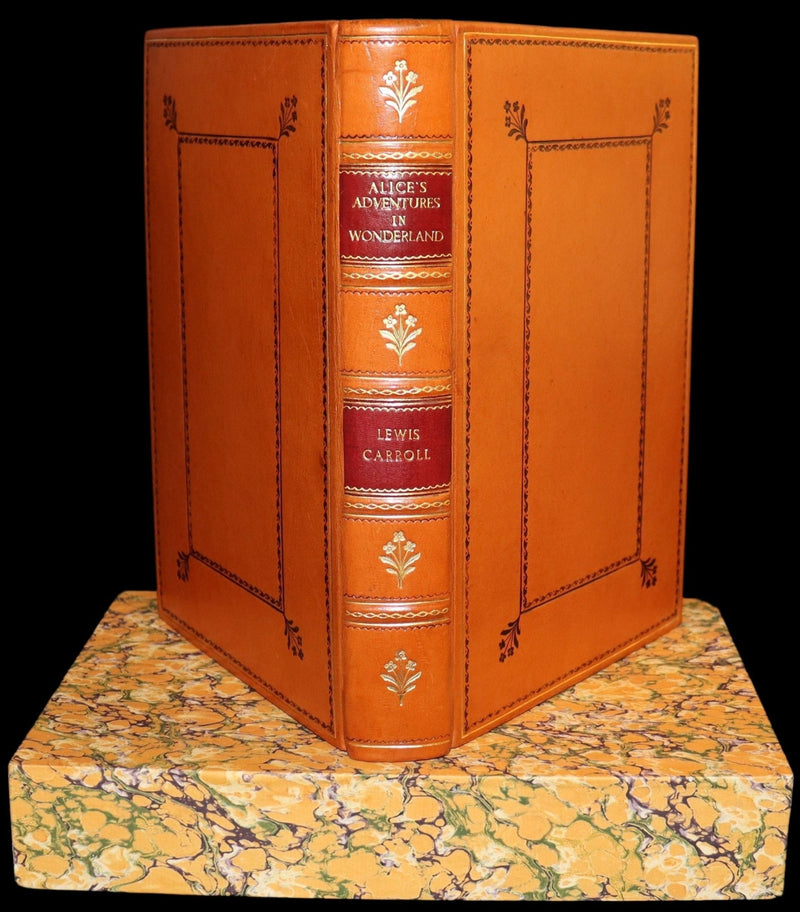 1922 Exquisite Book bound by Roger Perry - Alice's Adventures in Wonderland. First Illustrated Edition by Gwynedd Hudson.