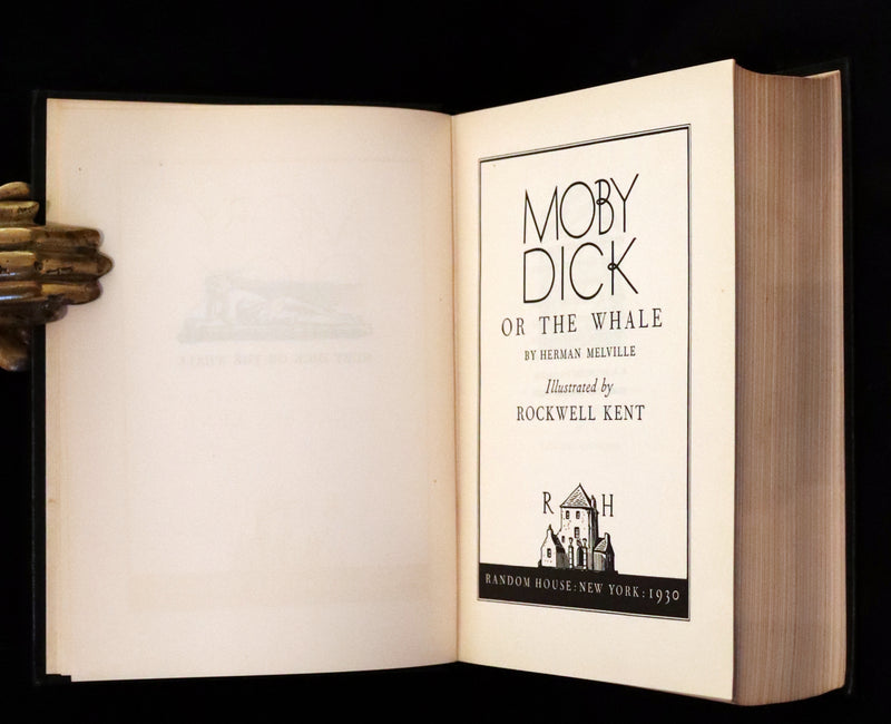 1930 Rare First Edition - MOBY DICK or The Whale by Melville, illustrated by Rockwell Kent.