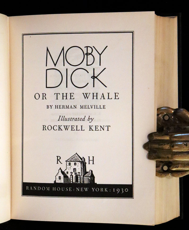 1930 Rare First Edition - MOBY DICK or The Whale by Melville, illustrated by Rockwell Kent.