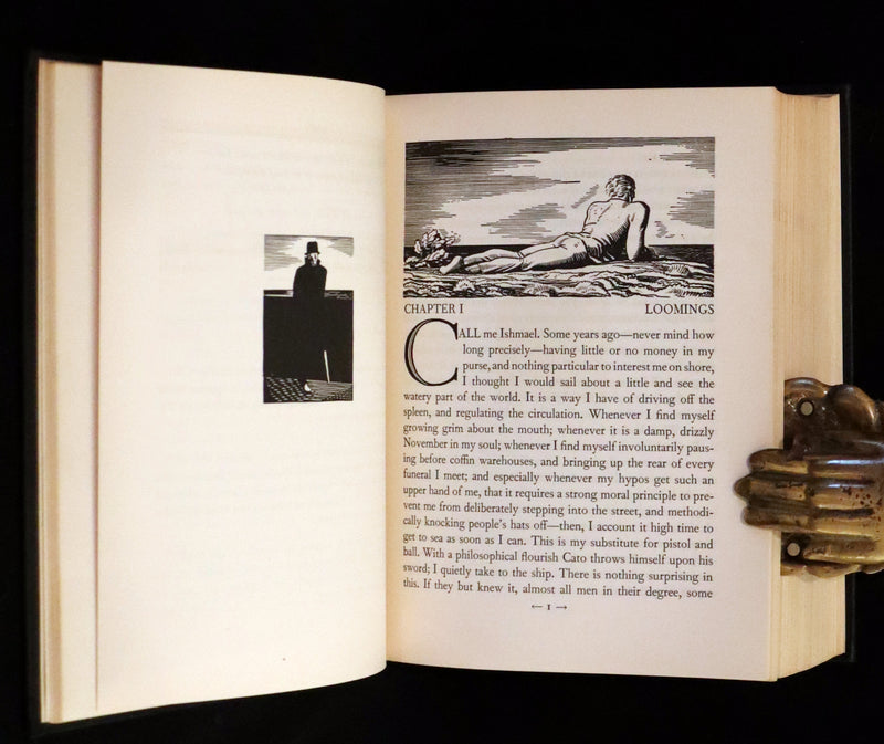 1930 Rare First Edition - MOBY DICK or The Whale by Melville, illustrated by Rockwell Kent.