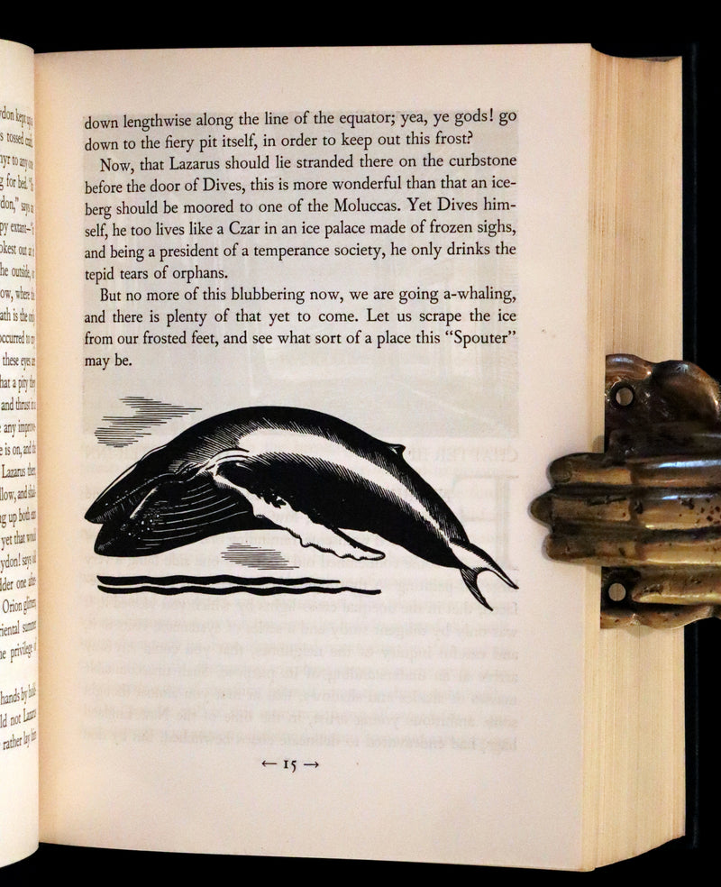 1930 Rare First Edition - MOBY DICK or The Whale by Melville, illustrated by Rockwell Kent.