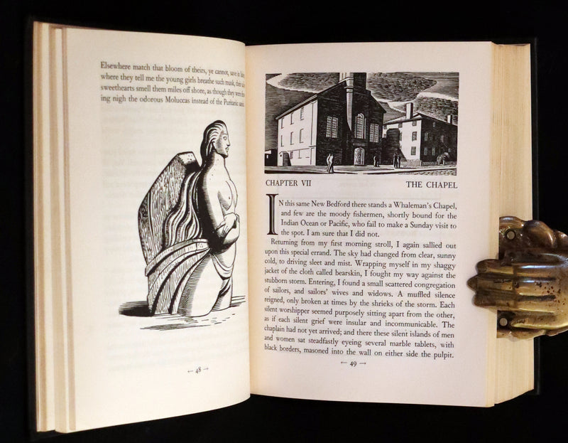 1930 Rare First Edition - MOBY DICK or The Whale by Melville, illustrated by Rockwell Kent.