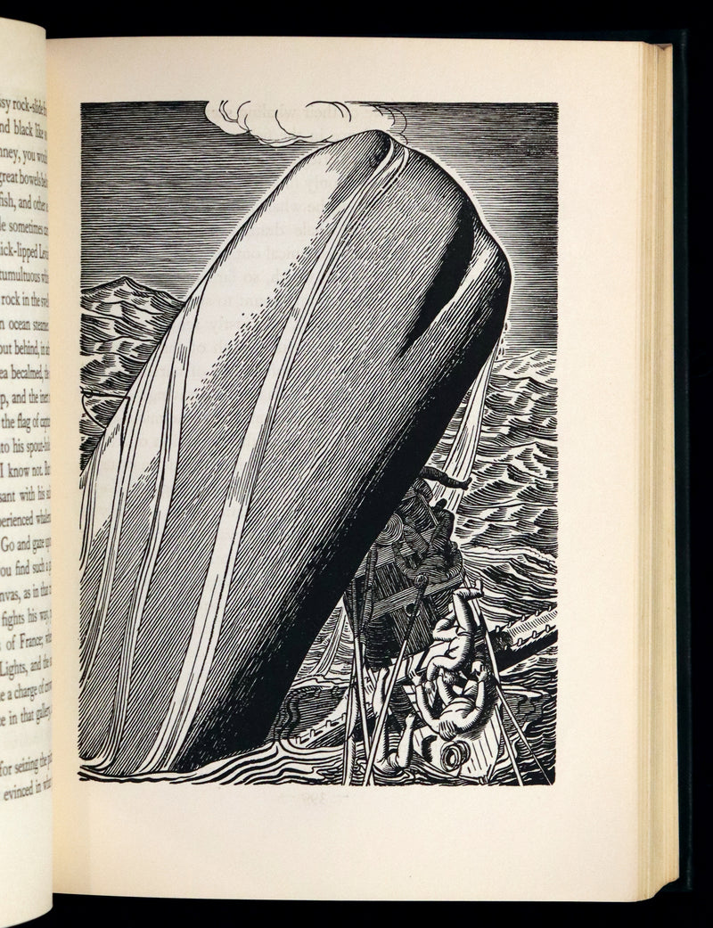1930 Rare First Edition - MOBY DICK or The Whale by Melville, illustrated by Rockwell Kent.