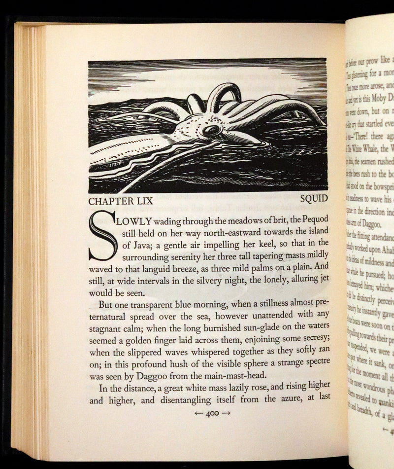 1930 Rare First Edition - MOBY DICK or The Whale by Melville, illustrated by Rockwell Kent.