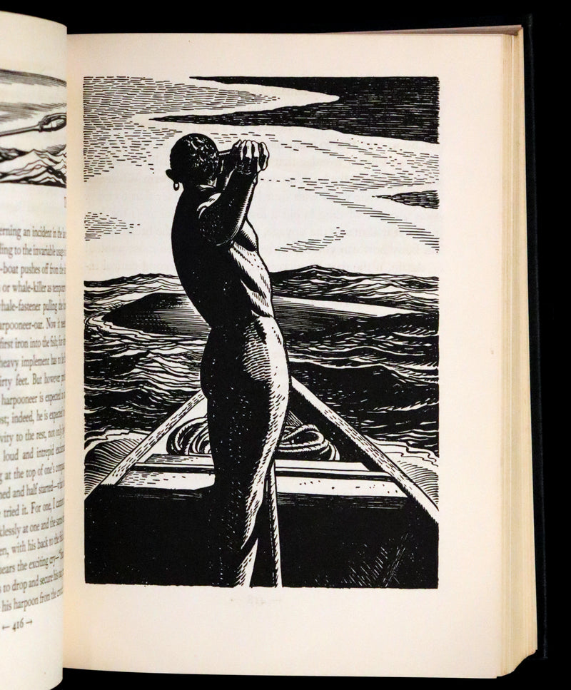 1930 Rare First Edition - MOBY DICK or The Whale by Melville, illustrated by Rockwell Kent.