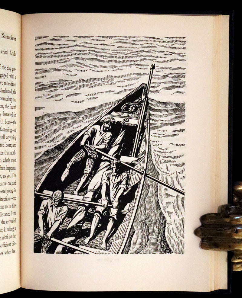 1930 Rare First Edition - MOBY DICK or The Whale by Melville, illustrated by Rockwell Kent.