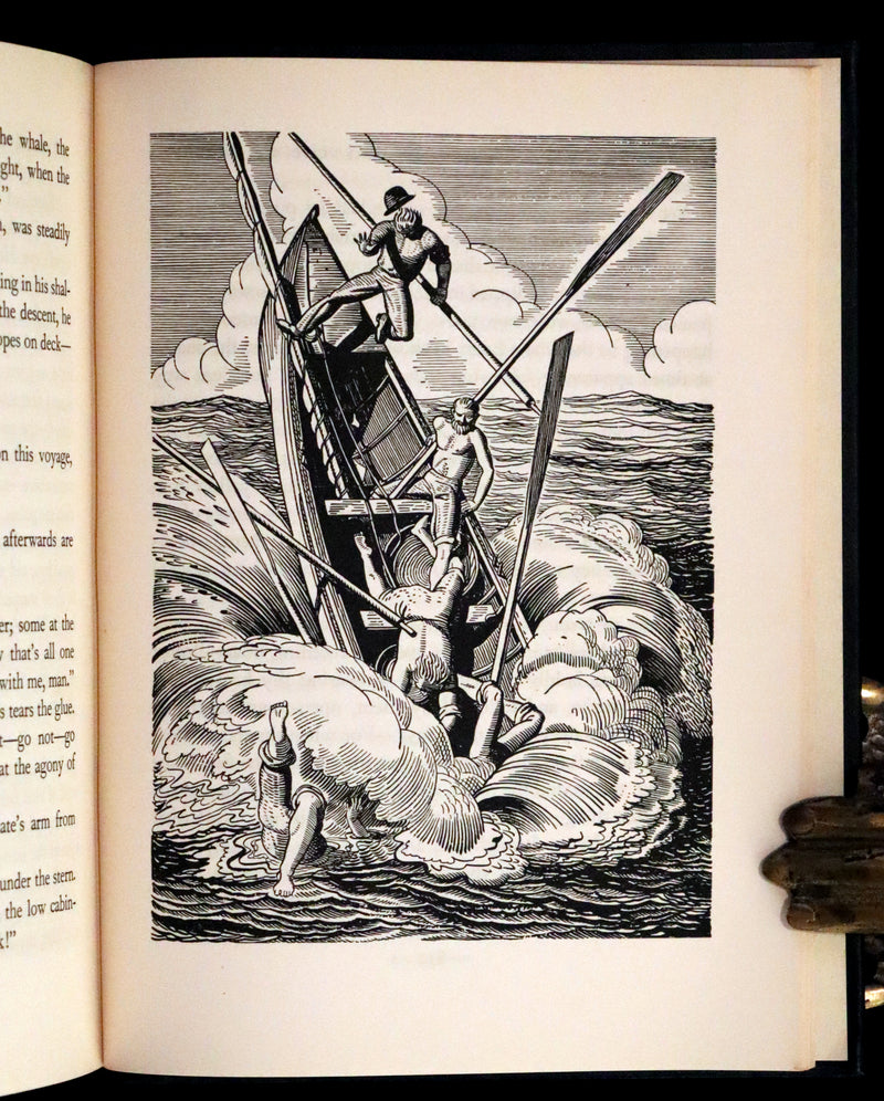 1930 Rare First Edition - MOBY DICK or The Whale by Melville, illustrated by Rockwell Kent.