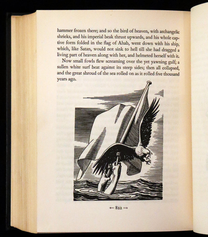 1930 Rare First Edition - MOBY DICK or The Whale by Melville, illustrated by Rockwell Kent.