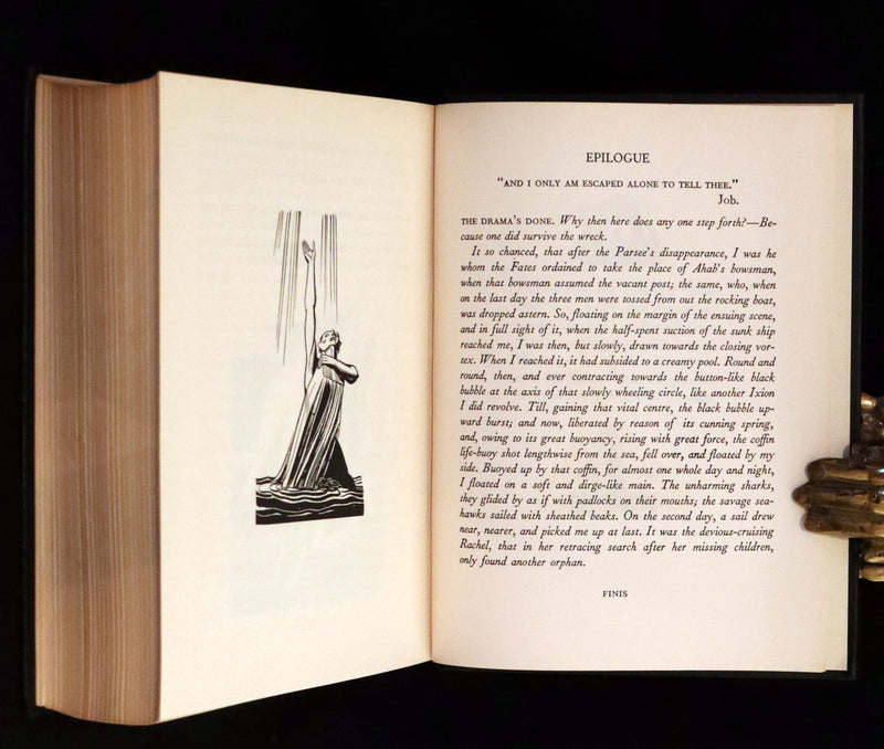 1930 Rare First Edition - MOBY DICK or The Whale by Melville, illustrated by Rockwell Kent.