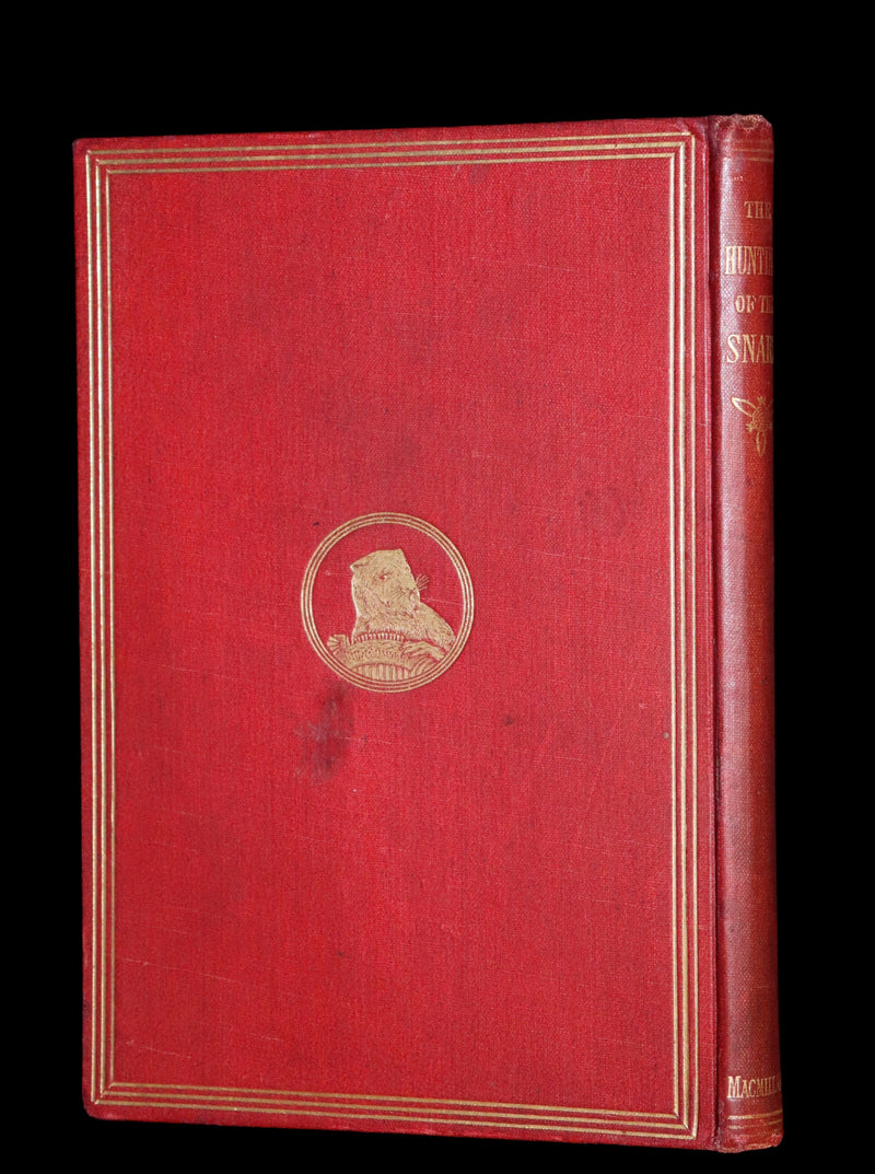 1876 Rare Victorian Book - The Hunting of the SNARK by Lewis Carroll.