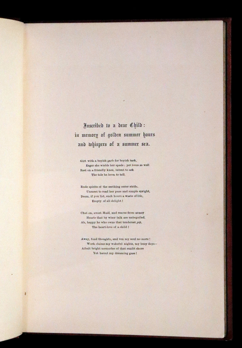 1876 Rare Victorian Book - The Hunting of the SNARK by Lewis Carroll.