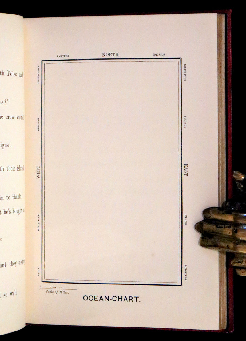 1876 Rare Victorian Book - The Hunting of the SNARK by Lewis Carroll.