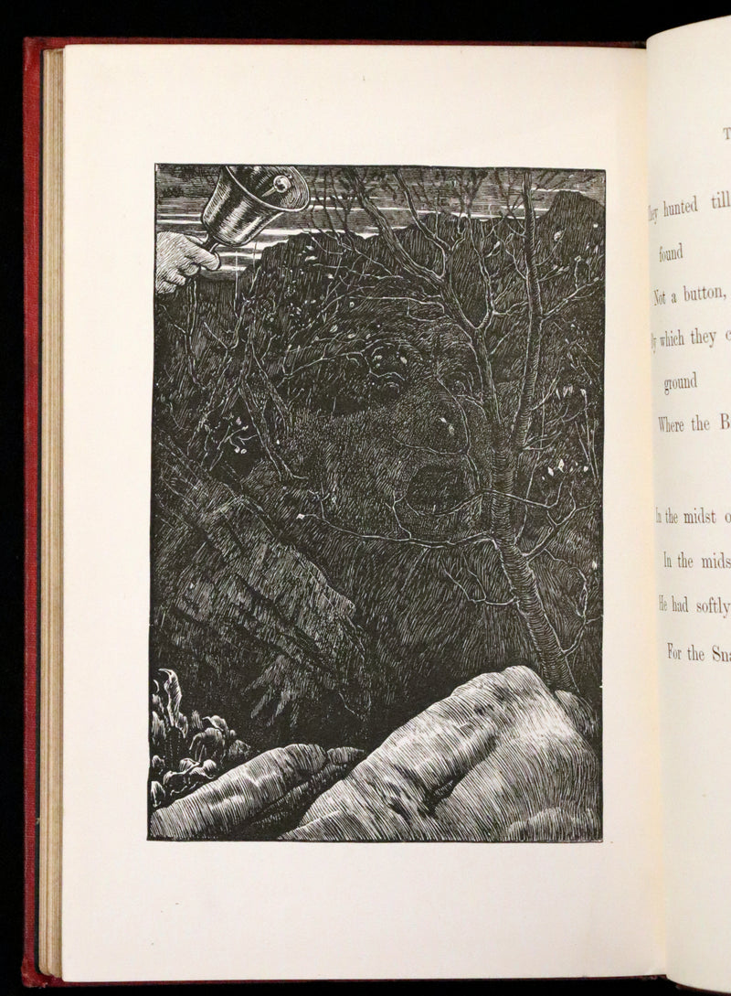 1876 Rare Victorian Book - The Hunting of the SNARK by Lewis Carroll.