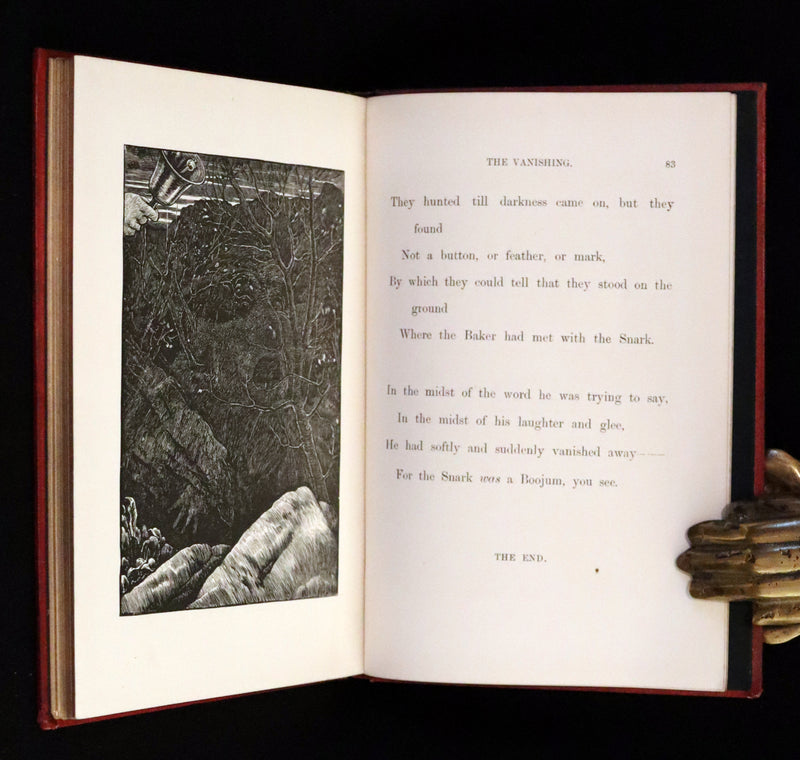 1876 Rare Victorian Book - The Hunting of the SNARK by Lewis Carroll.
