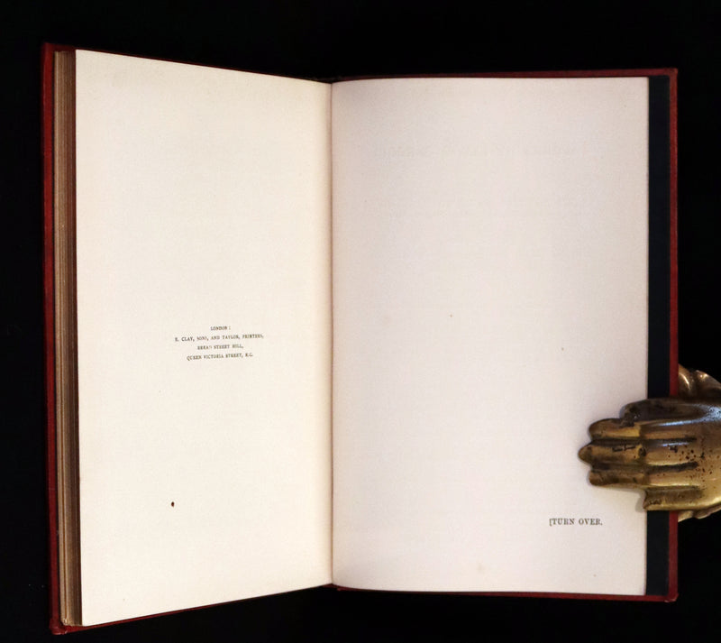 1876 Rare Victorian Book - The Hunting of the SNARK by Lewis Carroll.