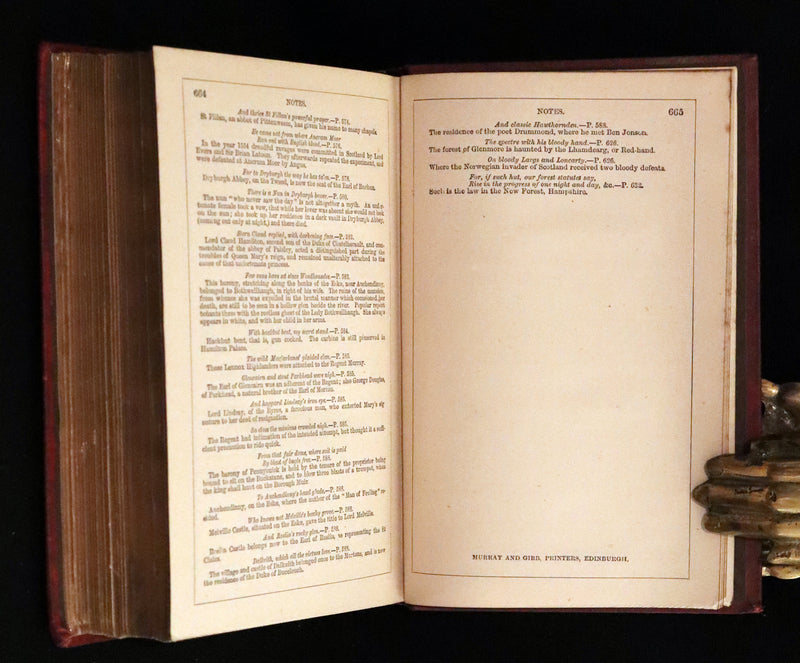 1861 Rare First Edition illustrated by Keeley Halswelle ~ The Poetical Works of Sir Walter Scott. Lady of the Lake.