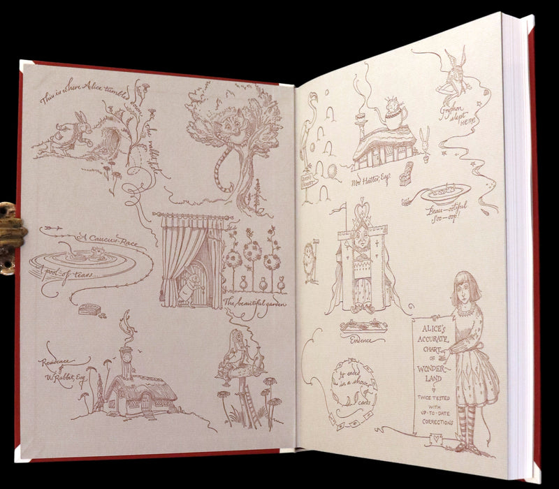 2016 Scarce Signed Limited First Edition - Alice's Adventures in Wonderland by Charles van Sandwyk.
