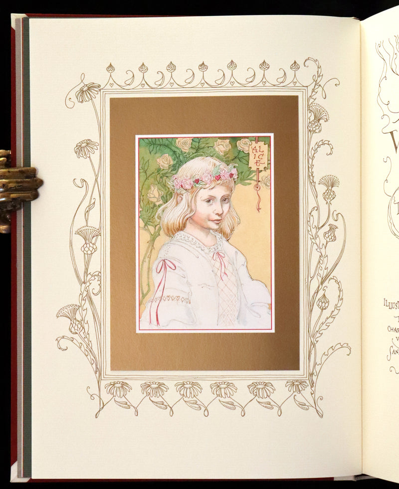 2016 Scarce Signed Limited First Edition - Alice's Adventures in Wonderland by Charles van Sandwyk.