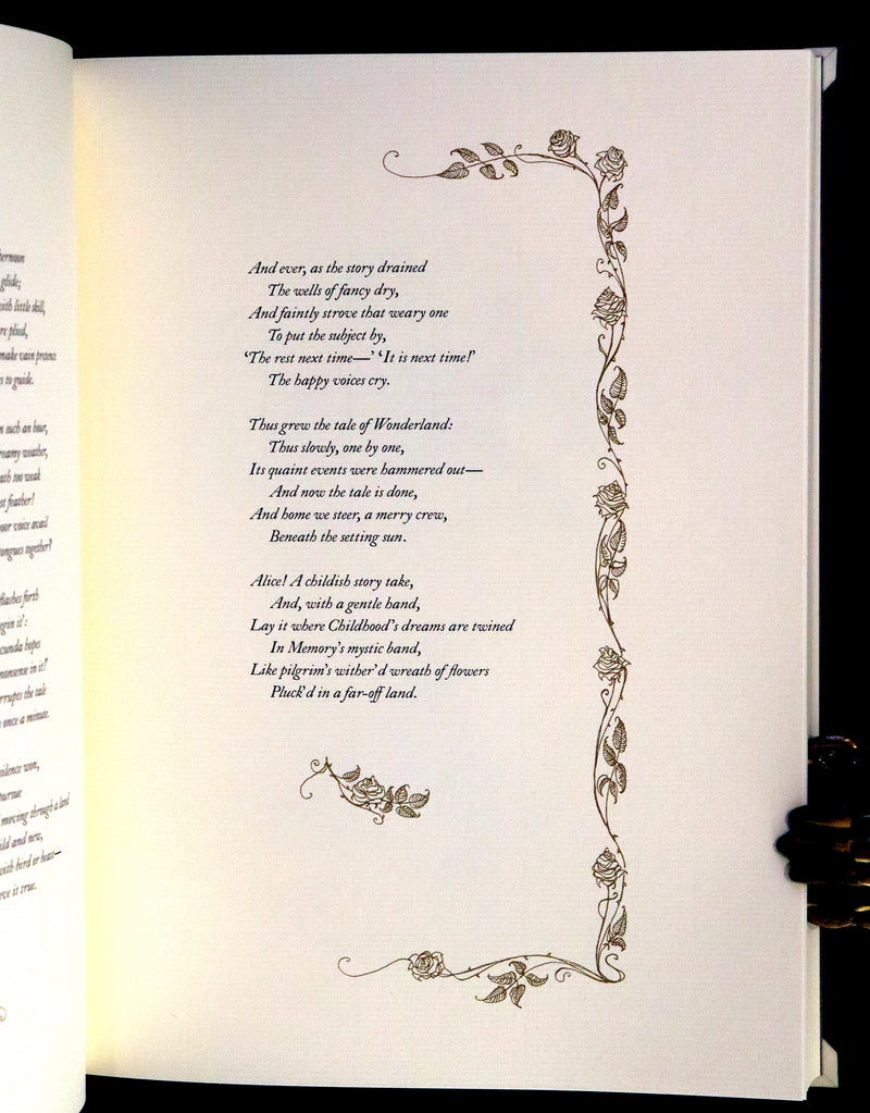 2016 Scarce Signed Limited First Edition - Alice's Adventures in Wonderland by Charles van Sandwyk.