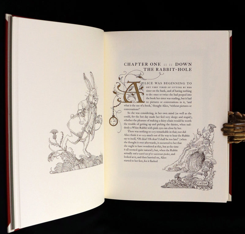 2016 Scarce Signed Limited First Edition - Alice's Adventures in Wonderland by Charles van Sandwyk.