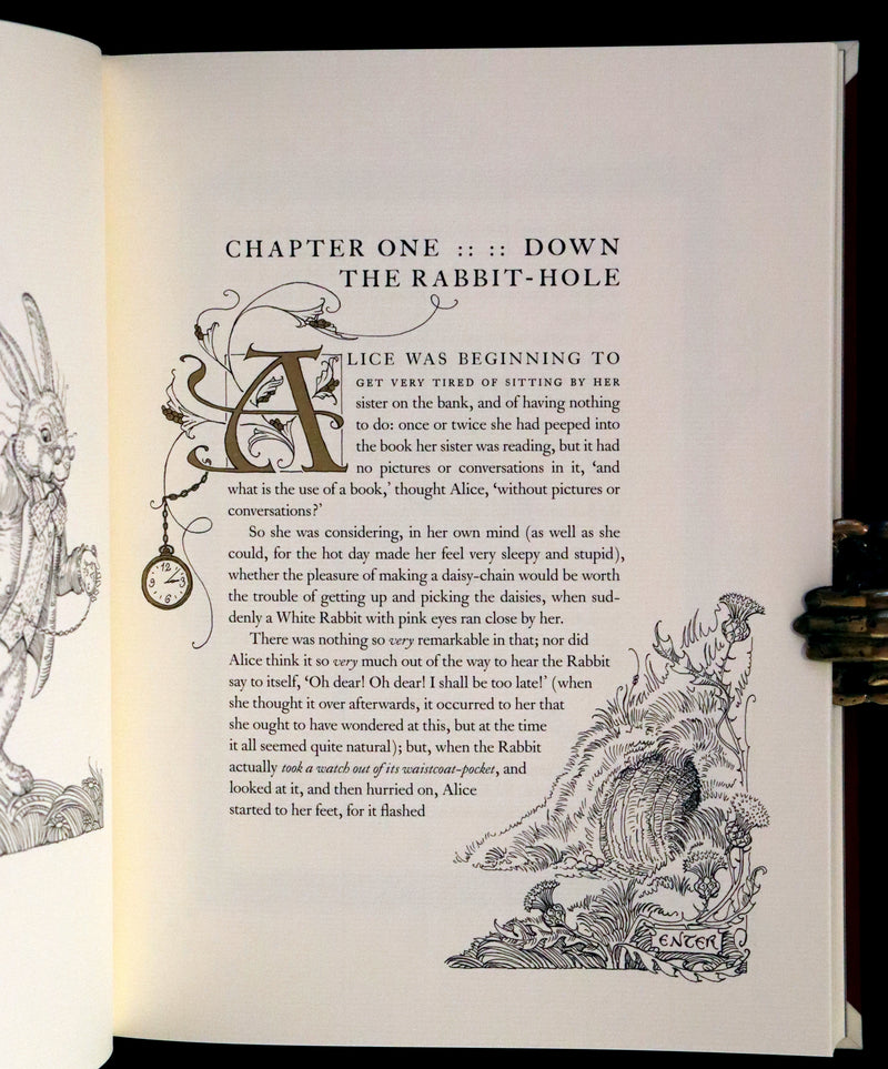 2016 Scarce Signed Limited First Edition - Alice's Adventures in Wonderland by Charles van Sandwyk.