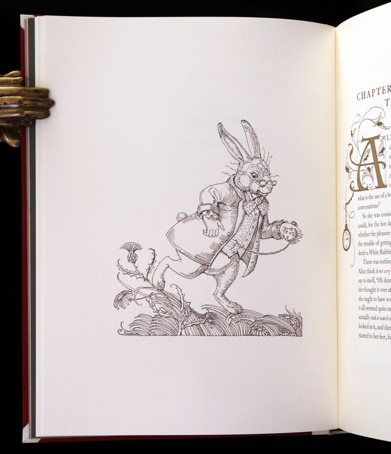 2016 Scarce Signed Limited First Edition - Alice's Adventures in Wonderland by Charles van Sandwyk.