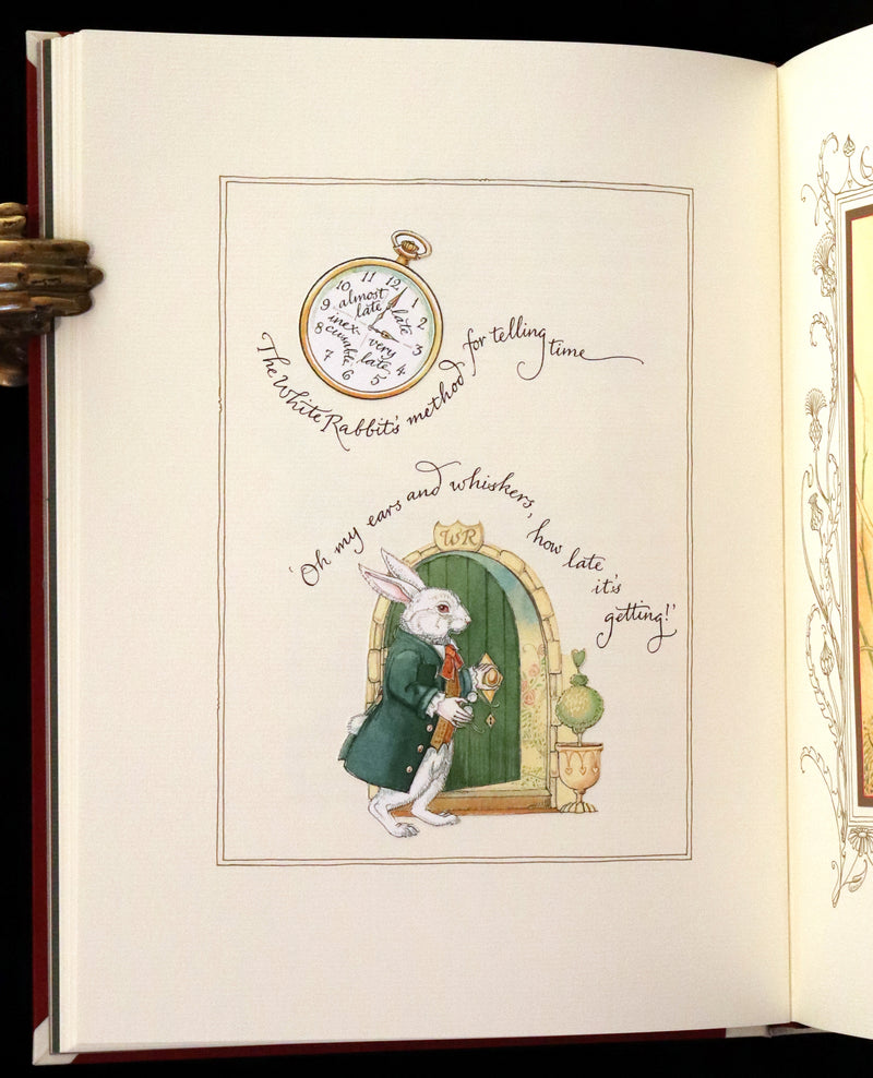 2016 Scarce Signed Limited First Edition - Alice's Adventures in Wonderland by Charles van Sandwyk.