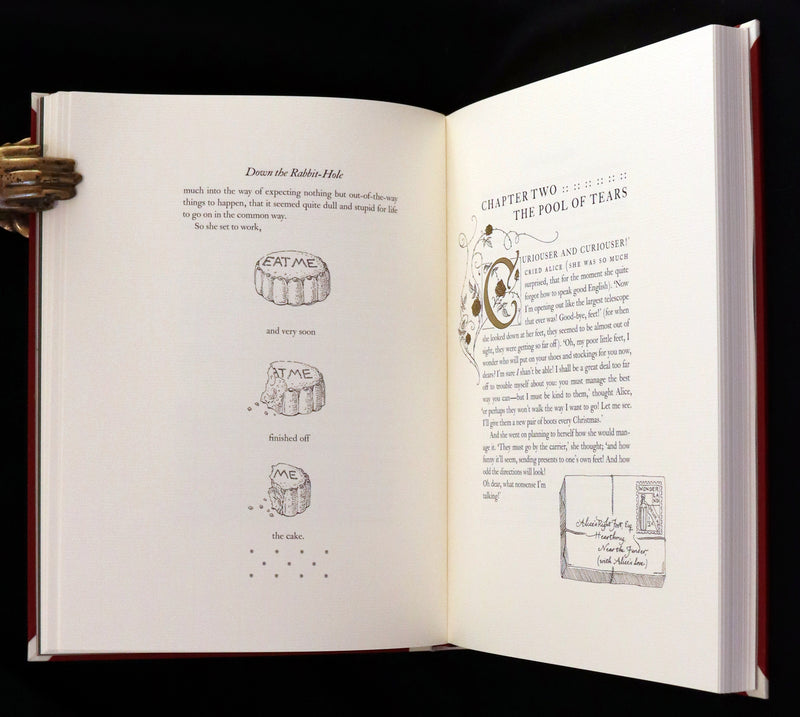 2016 Scarce Signed Limited First Edition - Alice's Adventures in Wonderland by Charles van Sandwyk.