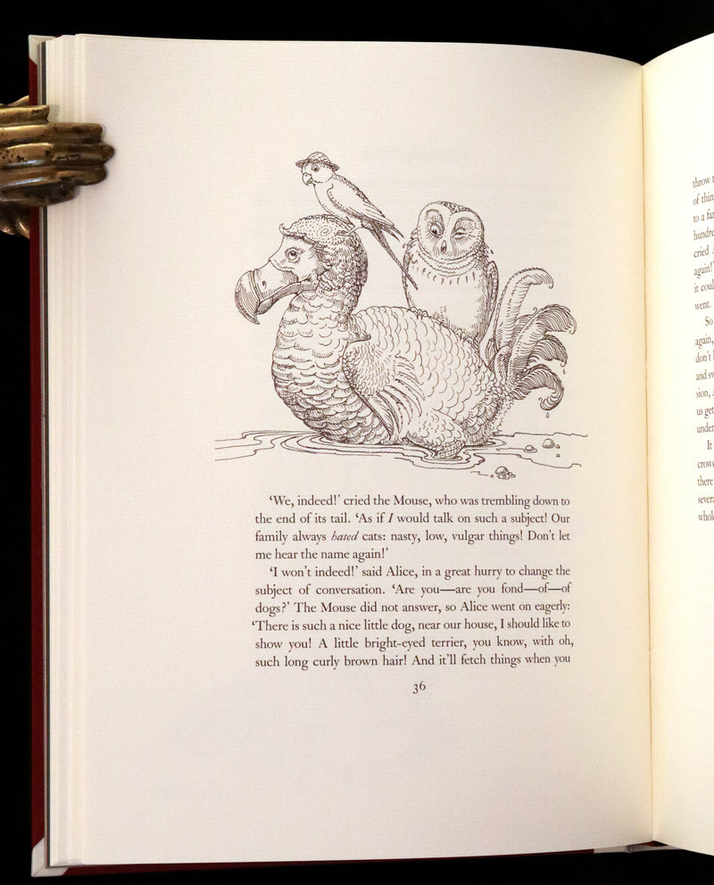 2016 Scarce Signed Limited First Edition - Alice's Adventures in Wonderland by Charles van Sandwyk.