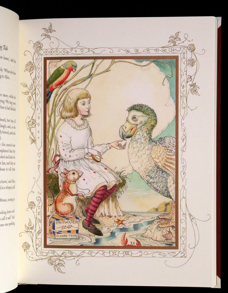 2016 Scarce Signed Limited First Edition - Alice's Adventures in Wonderland by Charles van Sandwyk.