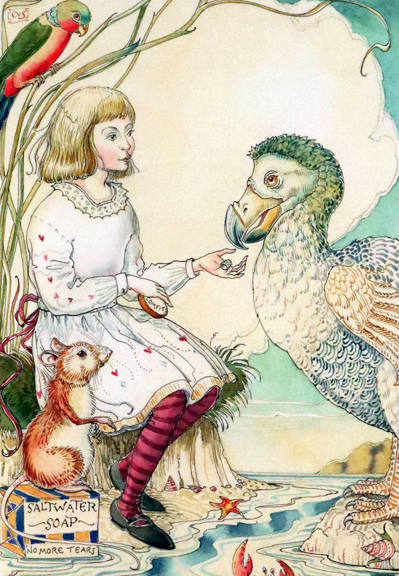 2016 Scarce Signed Limited First Edition - Alice's Adventures in Wonderland by Charles van Sandwyk.