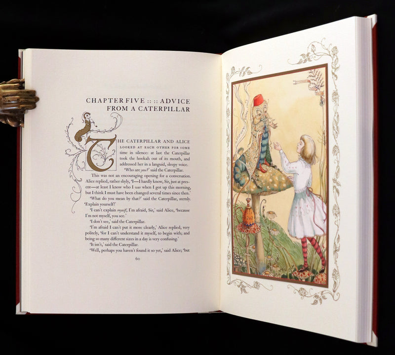2016 Scarce Signed Limited First Edition - Alice's Adventures in Wonderland by Charles van Sandwyk.