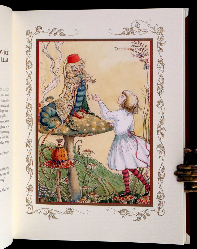 2016 Scarce Signed Limited First Edition - Alice's Adventures in Wonderland by Charles van Sandwyk.