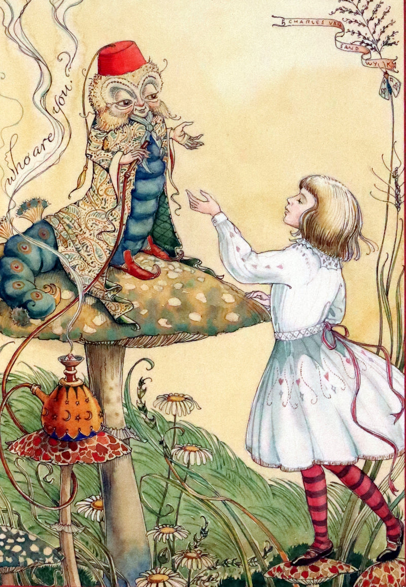 2016 Scarce Signed Limited First Edition - Alice's Adventures in Wonderland by Charles van Sandwyk.