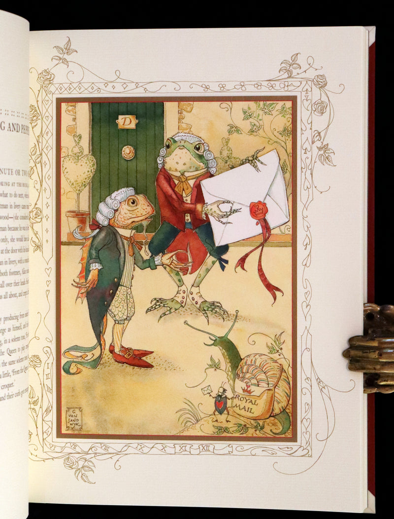 2016 Scarce Signed Limited First Edition - Alice's Adventures in Wonderland by Charles van Sandwyk.