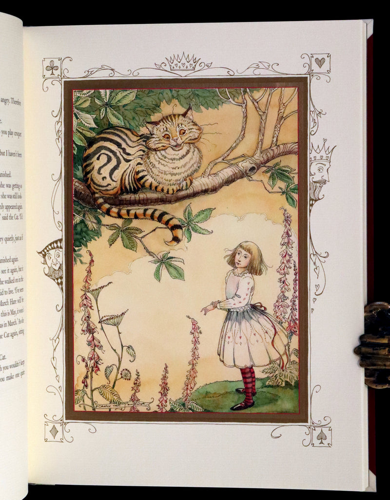 2016 Scarce Signed Limited First Edition - Alice's Adventures in Wonderland by Charles van Sandwyk.