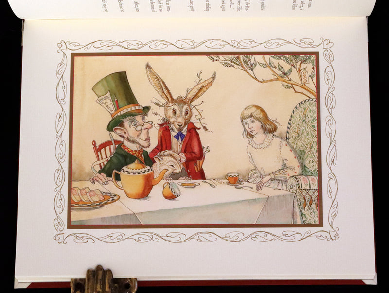 2016 Scarce Signed Limited First Edition - Alice's Adventures in Wonderland by Charles van Sandwyk.