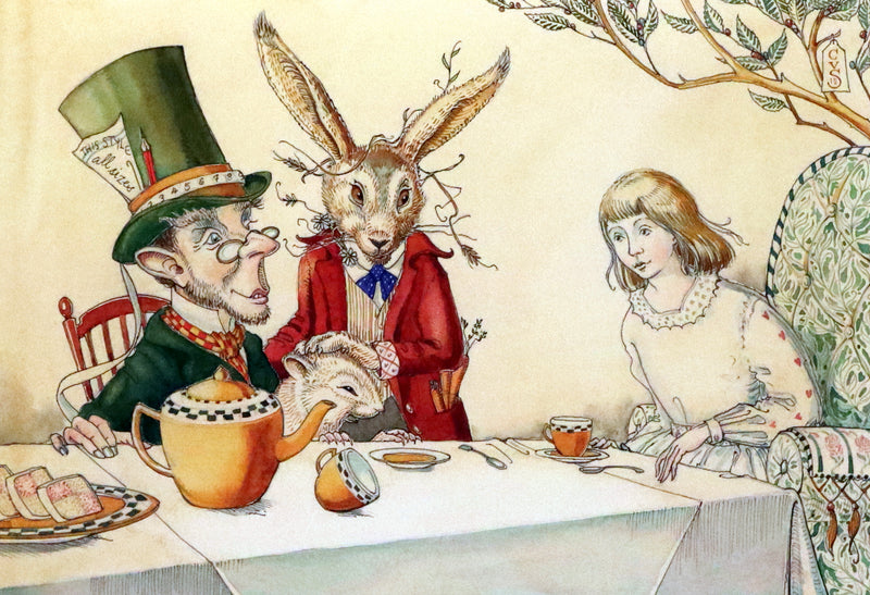 2016 Scarce Signed Limited First Edition - Alice's Adventures in Wonderland by Charles van Sandwyk.