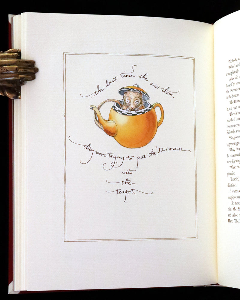 2016 Scarce Signed Limited First Edition - Alice's Adventures in Wonderland by Charles van Sandwyk.