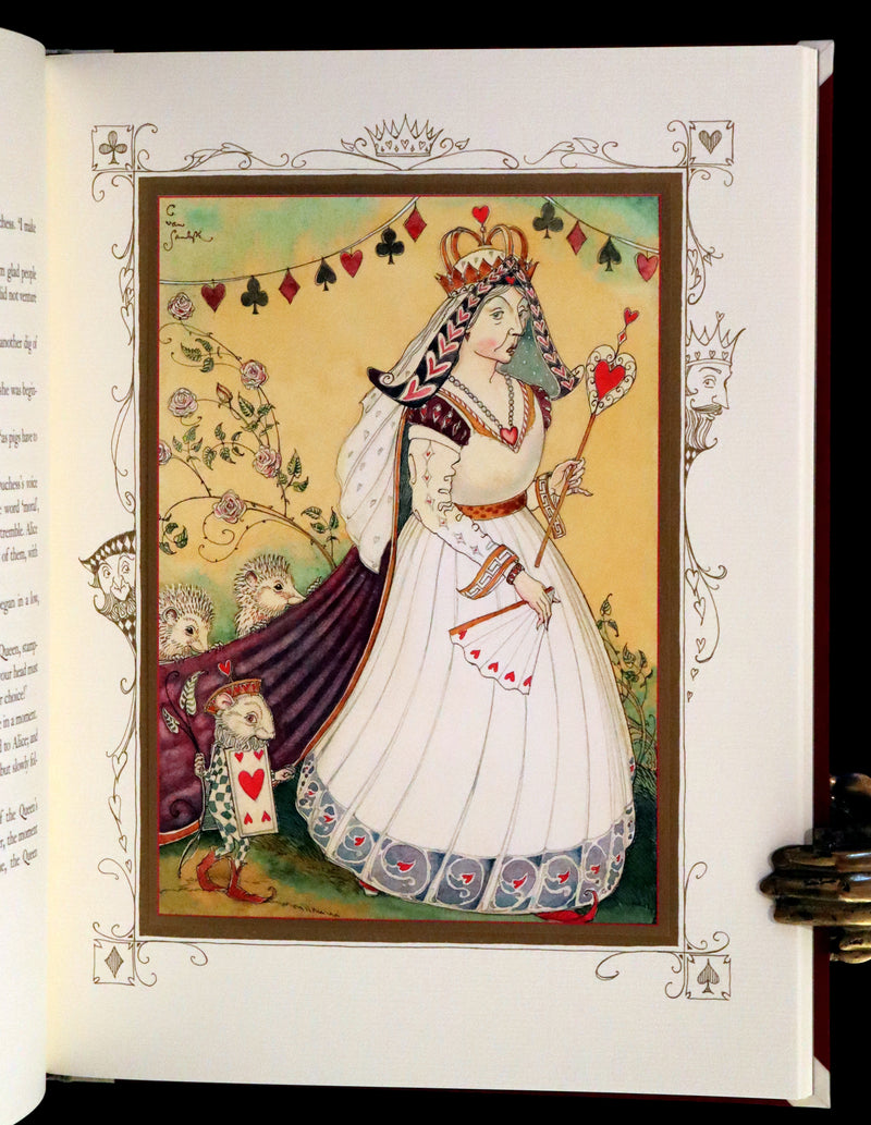 2016 Scarce Signed Limited First Edition - Alice's Adventures in Wonderland by Charles van Sandwyk.